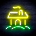 ADVPRO House Ultra-Bright LED Neon Sign fnu0110 - Green & Yellow