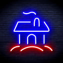 ADVPRO House Ultra-Bright LED Neon Sign fnu0110 - Red & Blue