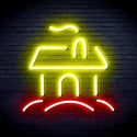 ADVPRO House Ultra-Bright LED Neon Sign fnu0110 - Red & Yellow