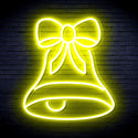 ADVPRO Christmas Bell with Ribbon Ultra-Bright LED Neon Sign fnu0111 - Yellow