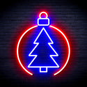 ADVPRO Christmas Tree Ornament Ultra-Bright LED Neon Sign fnu0113 - Blue & Red