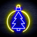 ADVPRO Christmas Tree Ornament Ultra-Bright LED Neon Sign fnu0113 - Blue & Yellow