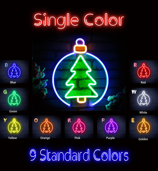 ADVPRO Christmas Tree Ornament Ultra-Bright LED Neon Sign fnu0113 - Classic