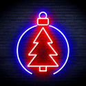ADVPRO Christmas Tree Ornament Ultra-Bright LED Neon Sign fnu0113 - Red & Blue