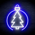 ADVPRO Christmas Tree Ornament Ultra-Bright LED Neon Sign fnu0113 - White & Blue