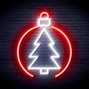 ADVPRO Christmas Tree Ornament Ultra-Bright LED Neon Sign fnu0113 - White & Red