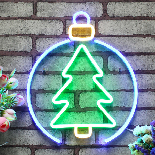 ADVPRO Christmas Tree Ornament Ultra-Bright LED Neon Sign fnu0113