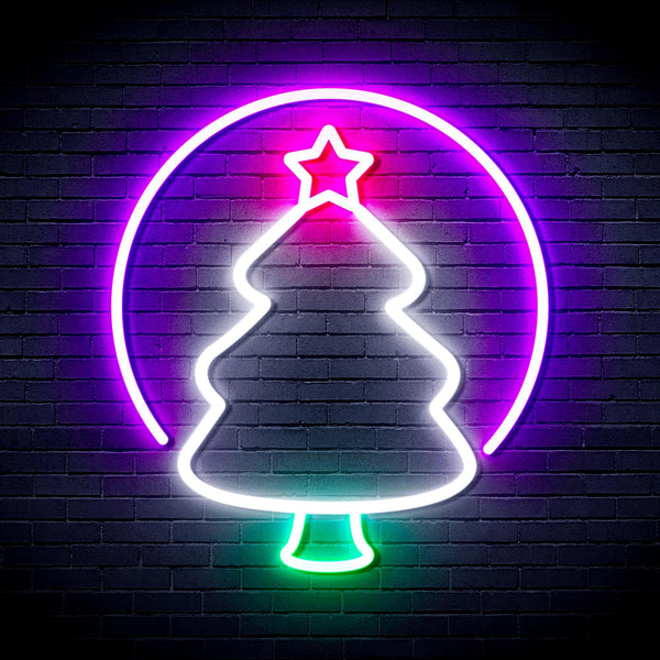 ADVPRO Christmas Tree Ornament Ultra-Bright LED Neon Sign fnu0114 - Multi-Color 4