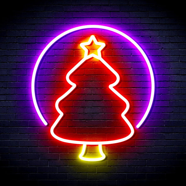 ADVPRO Christmas Tree Ornament Ultra-Bright LED Neon Sign fnu0114 - Multi-Color 5