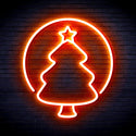 ADVPRO Christmas Tree Ornament Ultra-Bright LED Neon Sign fnu0114 - Orange
