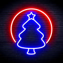 ADVPRO Christmas Tree Ornament Ultra-Bright LED Neon Sign fnu0114 - Red & Blue