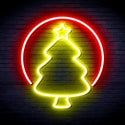 ADVPRO Christmas Tree Ornament Ultra-Bright LED Neon Sign fnu0114 - Red & Yellow