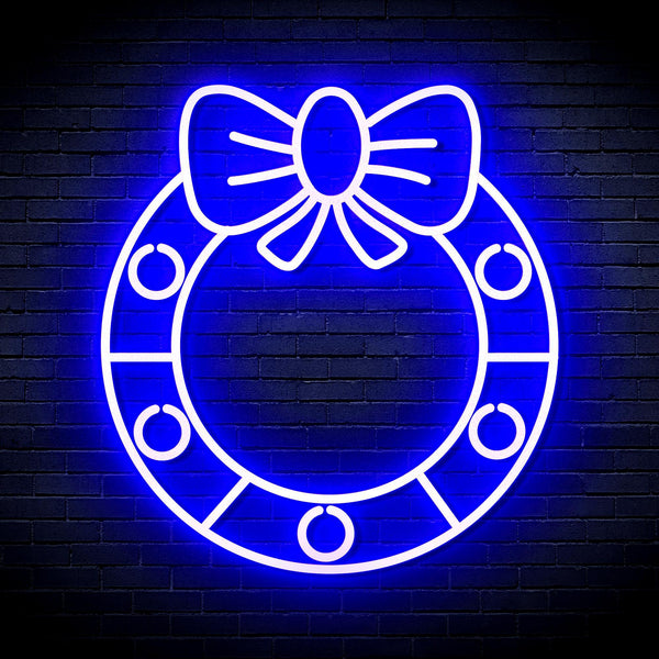 ADVPRO Christmas Holly Ultra-Bright LED Neon Sign fnu0116 - Blue