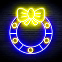 ADVPRO Christmas Holly Ultra-Bright LED Neon Sign fnu0116 - Blue & Yellow