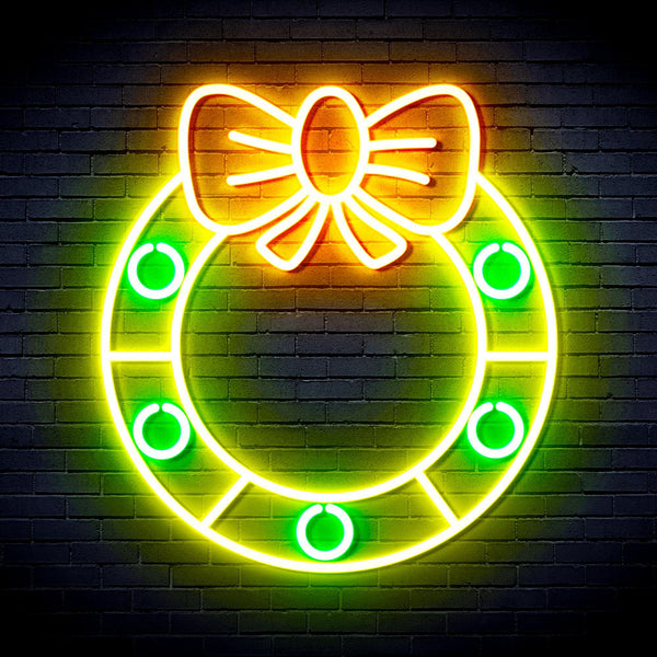 ADVPRO Christmas Holly Ultra-Bright LED Neon Sign fnu0116 - Multi-Color 3
