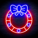 ADVPRO Christmas Holly Ultra-Bright LED Neon Sign fnu0116 - Red & Blue