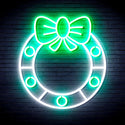 ADVPRO Christmas Holly Ultra-Bright LED Neon Sign fnu0116 - White & Green