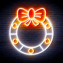 ADVPRO Christmas Holly Ultra-Bright LED Neon Sign fnu0116 - White & Orange