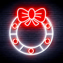 ADVPRO Christmas Holly Ultra-Bright LED Neon Sign fnu0116 - White & Red