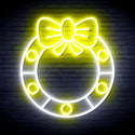 ADVPRO Christmas Holly Ultra-Bright LED Neon Sign fnu0116 - White & Yellow