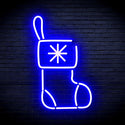 ADVPRO Christmas Sock Ultra-Bright LED Neon Sign fnu0117 - Blue