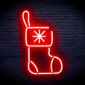 ADVPRO Christmas Sock Ultra-Bright LED Neon Sign fnu0117 - Red