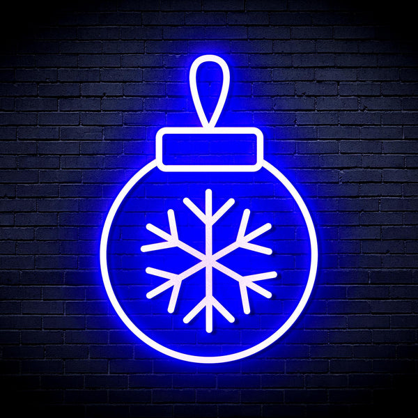 ADVPRO Christmas Tree Ornament Ultra-Bright LED Neon Sign fnu0119 - Blue