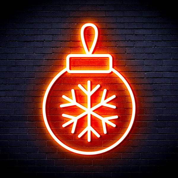 ADVPRO Christmas Tree Ornament Ultra-Bright LED Neon Sign fnu0119 - Orange
