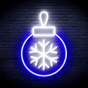 ADVPRO Christmas Tree Ornament Ultra-Bright LED Neon Sign fnu0119 - White & Blue