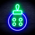 ADVPRO Christmas Tree Ornament Ultra-Bright LED Neon Sign fnu0120 - Green & Blue