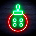 ADVPRO Christmas Tree Ornament Ultra-Bright LED Neon Sign fnu0120 - Green & Red