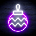 ADVPRO Christmas Tree Ornament Ultra-Bright LED Neon Sign fnu0121 - White & Purple