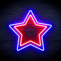 ADVPRO Star Ultra-Bright LED Neon Sign fnu0122 - Blue & Red