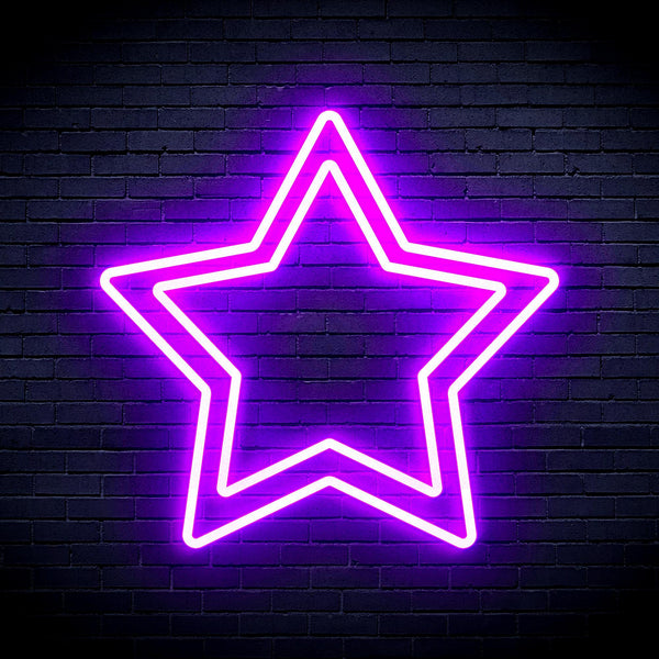ADVPRO Star Ultra-Bright LED Neon Sign fnu0122 - Purple