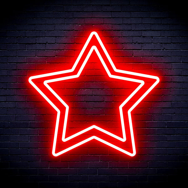 ADVPRO Star Ultra-Bright LED Neon Sign fnu0122 - Red