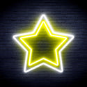 ADVPRO Star Ultra-Bright LED Neon Sign fnu0122 - White & Yellow