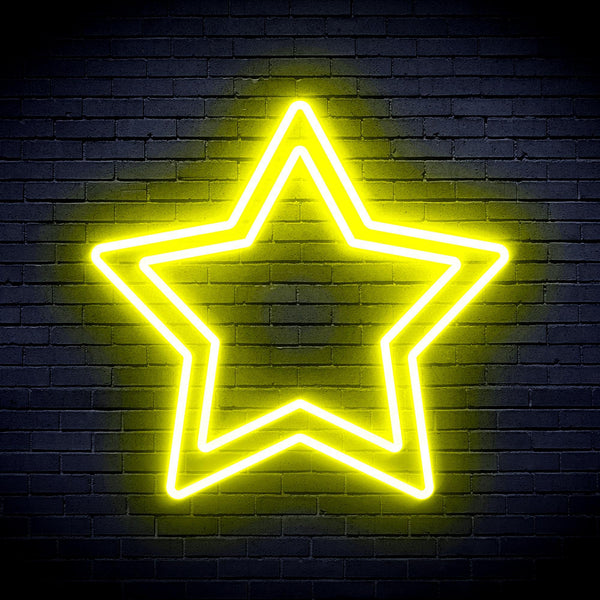 ADVPRO Star Ultra-Bright LED Neon Sign fnu0122 - Yellow