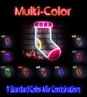 ADVPRO Christmas Sock Ultra-Bright LED Neon Sign fnu0123 - Multi-Color