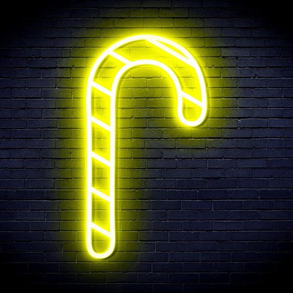 ADVPRO Christmas Candy Ultra-Bright LED Neon Sign fnu0128 - Yellow