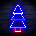 ADVPRO Christmas Tree Ultra-Bright LED Neon Sign fnu0129 - Blue & Red