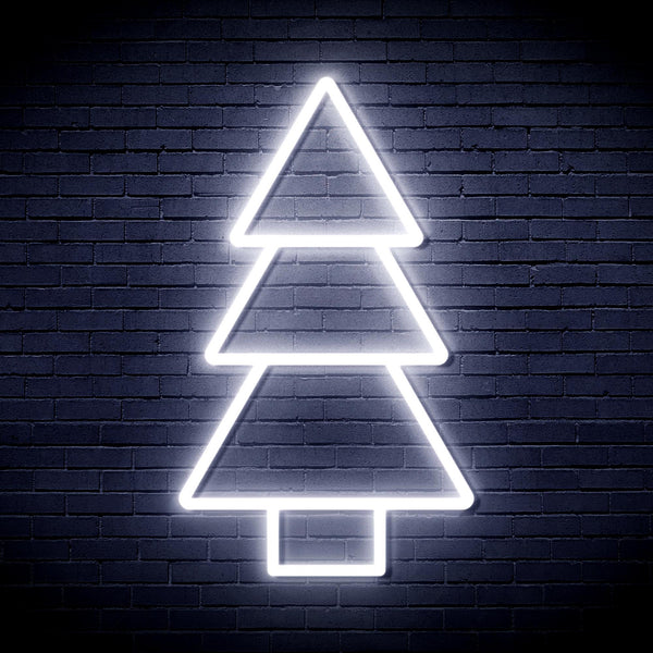 ADVPRO Christmas Tree Ultra-Bright LED Neon Sign fnu0129 - White