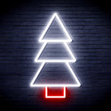 ADVPRO Christmas Tree Ultra-Bright LED Neon Sign fnu0129 - White & Red