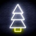 ADVPRO Christmas Tree Ultra-Bright LED Neon Sign fnu0129 - White & Yellow