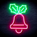 ADVPRO Jingle Bell Ultra-Bright LED Neon Sign fnu0130 - Green & Pink