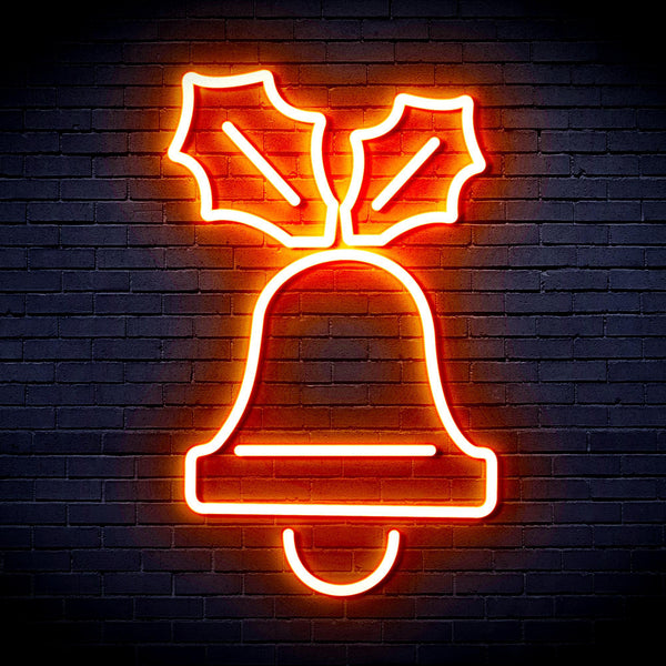 ADVPRO Jingle Bell Ultra-Bright LED Neon Sign fnu0130 - Orange