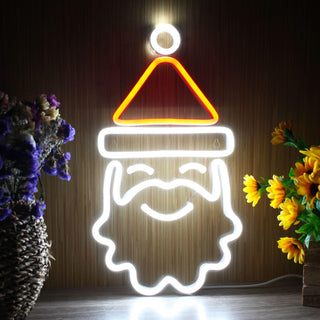 ADVPRO Santa Claus Face Ultra-Bright LED Neon Sign fnu0131