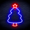 ADVPRO Christmas Tree Ultra-Bright LED Neon Sign fnu0132 - Blue & Red