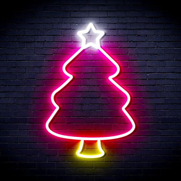 ADVPRO Christmas Tree Ultra-Bright LED Neon Sign fnu0132 - Multi-Color 7