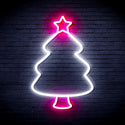 ADVPRO Christmas Tree Ultra-Bright LED Neon Sign fnu0132 - White & Pink