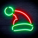 ADVPRO Christmas Hat Ultra-Bright LED Neon Sign fnu0133 - Green & Red